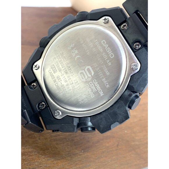 Casio G-Shock Men's Watch GSTB500BD1A9 Bluetooth Tough Solar Black Dial 5684 - Picture 7 of 15